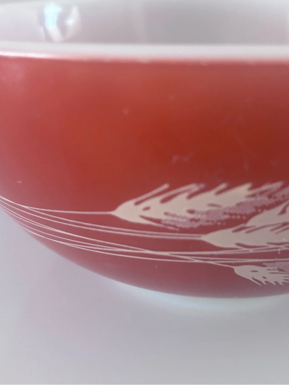 Vintage PYREX Autumn Harvest WHEAT Nesting Cinderella MIXING BOWL #442 1.5L